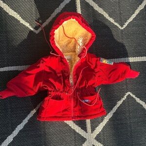 Vintage Sherpa lines Osh Kosh B gosh kids jacket - size 12 months